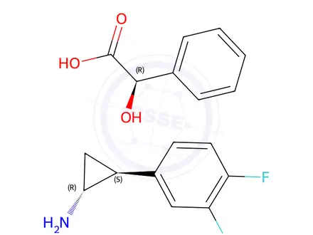 Chemical structure of Ticagrelor EP Impurity E Maleate