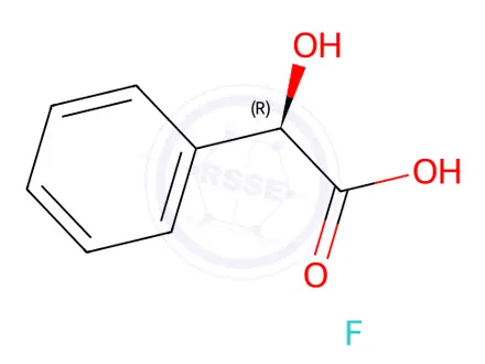 Chemical structure of Ticagrelor Impurity 184 (R)-Mandelate