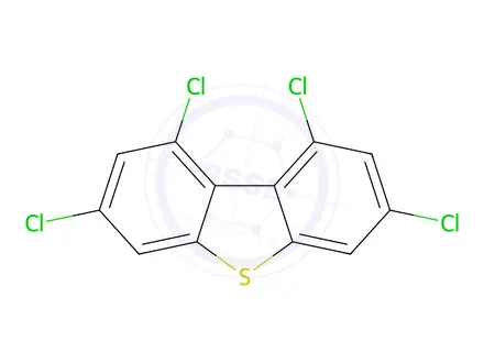 Chemical structure of 1,3,7,9-Tetrachlorodibenzo[b,d]thiophene
