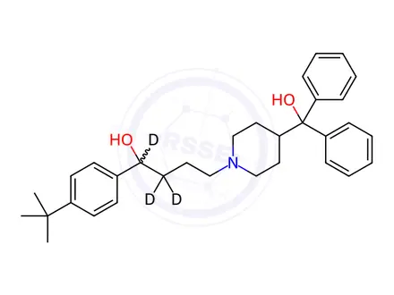 Chemical structure of Terfenadine-d3