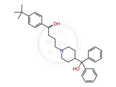 Chemical structure of Terfenadine
