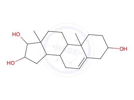 Chemical structure of (3S,8R,9S,10R,13S,14S,16R,17S)-10,13-dimethyl-2,3,4,7,8,9,10,11,12,13,14,15,16,17-tetradecahydro-1H-cyclopenta[a]phenanthrene-3,16,17-triol