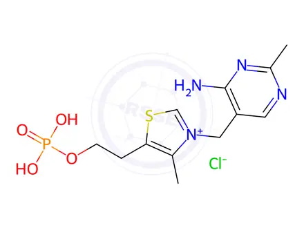 Chemical structure of Thiamine monophosphate chloride