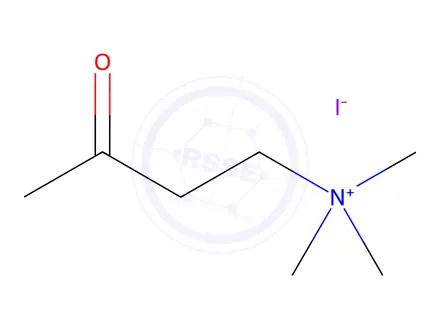 Chemical structure of N,N,N-trimethyl-3-oxo-1-Butanaminium iodide