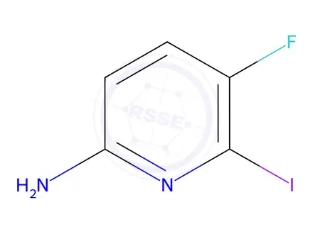 Chemical structure of 5-Fluoro-6-iodopyridin-2-amine