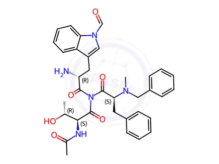 Chemical structure of FR 113680