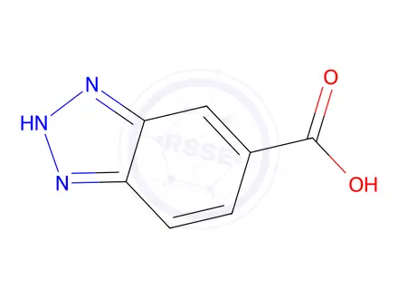 Chemical structure of Benzotriazole-5-carboxylic Acid