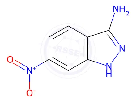 Chemical structure of 6-nitro-1H-indazol-3-amine