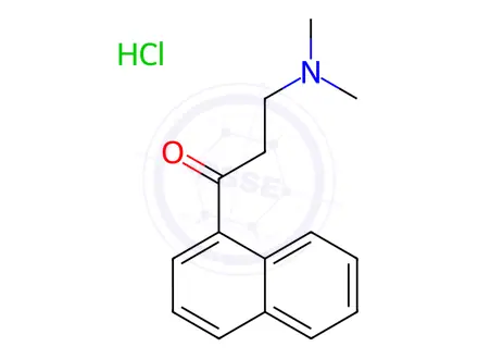 Chemical structure of 3-(Dimethylamino)-1-(Naphthalen-1-yl)propan-1-one HCl