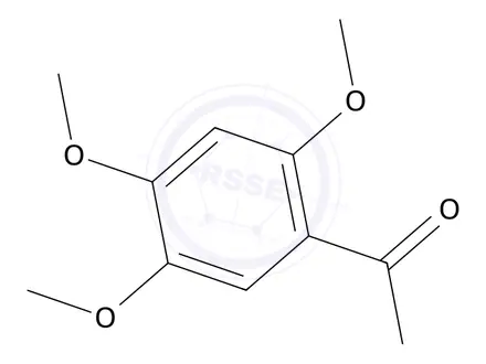 Chemical structure of 2′,4′,5′-Trimethoxyacetophenone