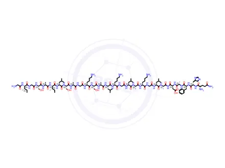Chemical structure of Bombinin-like peptide 2