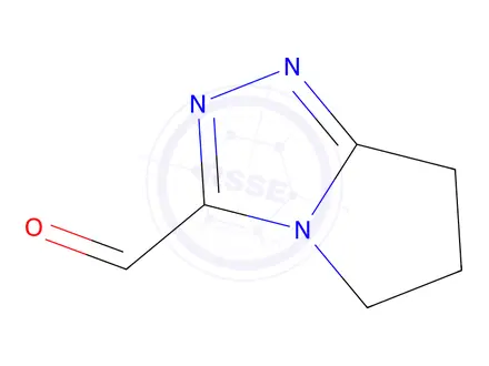 Chemical structure of 6,7-Dihydro-5H-pyrrolo[2,1-c][1,2,4]triazole-3-carbaldehyde