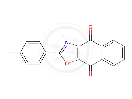 Chemical structure of 2-(p-Tolyl)naphtho[2,3-d]oxazole-4,9-dione