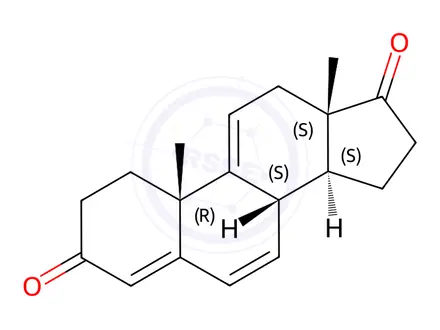 Chemical structure of (8S,10R,13S,14S)-10,13-dimethyl-1,8,10,12,13,14,15,16-octahydro-3H-cyclopenta[a]phenanthrene-3,17(2H)-dione