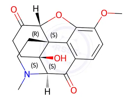 Chemical structure of Oxycodone Hydrochloride Impurity 24