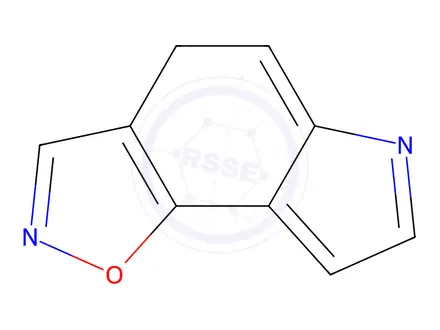 Chemical structure of 4H-Pyrrolo[2,3-g]-1,2-benzisoxazole(9CI)