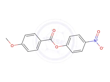 Chemical structure of 4-Nitrophenyl 4-methoxybenzoate