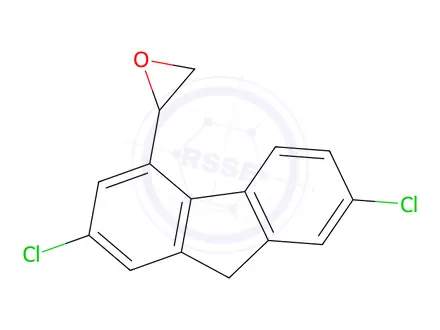 Chemical structure of 2-(2,7-Dichloro-9H-fluoren-4-yl)oxirane