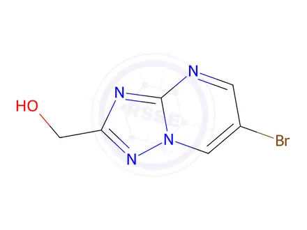Chemical structure of (6-bromo-[1,2,4]triazolo[1,5-a]pyrimidin-2-yl)methanol