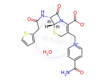 Chemical structure of Cefalonium Hydrate