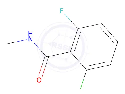 Chemical structure of 2-Chloro-6-fluoro-N-methylbenzamide