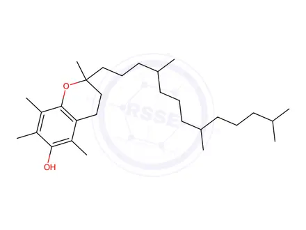 Chemical structure of Tocopherol Impurity 17