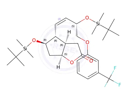 Chemical structure of Travoprost Impurity 13