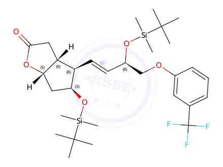 Chemical structure of Travoprost Impurity 10
