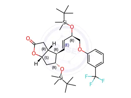 Chemical structure of Travoprost Impurity 64