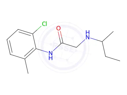 Chemical structure of 2-(Sec-butylamino)-N-(2-chloro-6-methylphenyl)acetamide