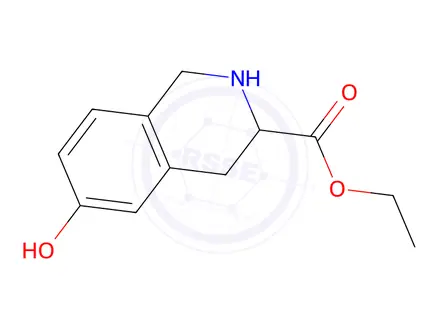 Chemical structure of Ethyl 6-Hydroxy-1,2,3,4-tetrahydroisoquinoline-3-carboxylate