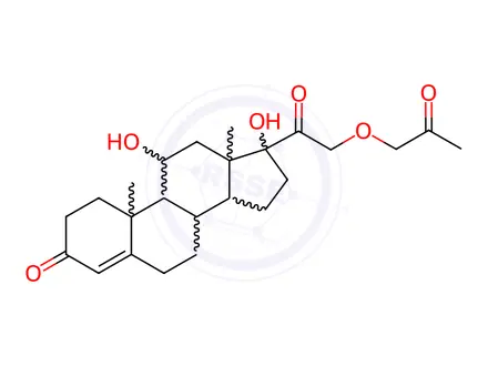 Chemical structure of Hydrocortisone Impurity 110