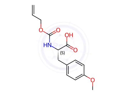 Chemical structure of N-Allyloxycarbonyl-4-methoxy-L-phenylalanine