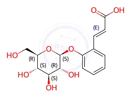 Chemical structure of Galactose Impurity 22 (Trans-Melilotoside)