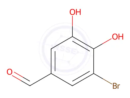 Chemical structure of 3-bromo-4,5-dihydroxybenzaldehyde