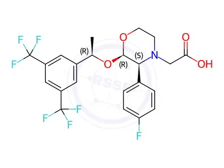 Chemical structure of Aprepitant Impurity 102