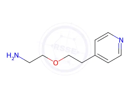 Chemical structure of Ethanamine, 2-[2-(4-pyridinyl)ethoxy]-