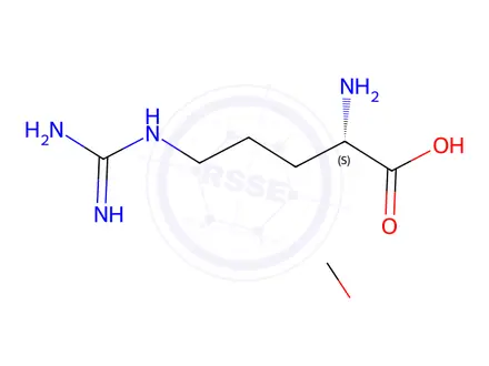 Chemical structure of L-Arginine compound with (E)-3-(4-hydroxy-3-methoxyphenyl)acrylic acid (1:1)
