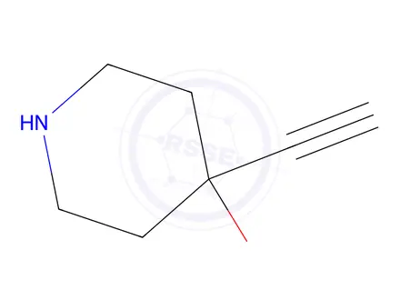 Chemical structure of 4-Piperidinol, 4-ethynyl-(9CI)