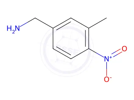 Chemical structure of 3-METHYL-4-NITROBENZYLAMINE