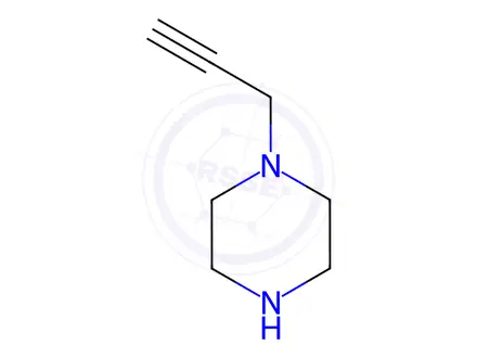 Chemical structure of 1-(2-Propynyl)piperazine