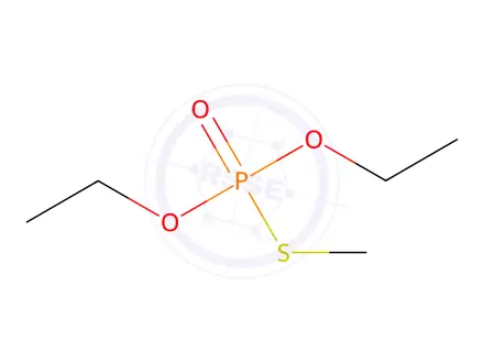 Chemical structure of O,O-Diethyl S-methyl Phosphorothioate