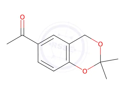Chemical structure of 1-(2,2-dimethyl-2,4-dihydro-1,3-benzodioxin-6-yl)ethan-1-one