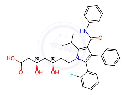 Chemical structure of Atorvastatin Impurity 250