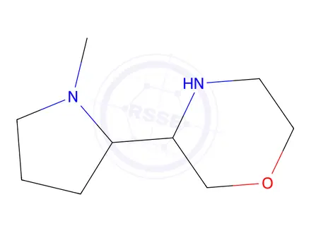 Chemical structure of 3-(1-Methylpyrrolidin-2-yl)morpholine