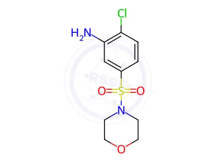 Chemical structure of 2-Chloro-5-(morpholine-4-sulfonyl)-phenylamine