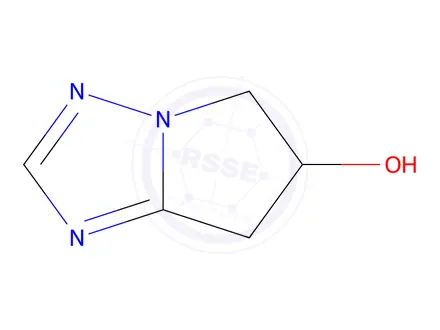Chemical structure of 5H-Pyrrolo[1,2-b][1,2,4]triazol-6-ol,6,7-dihydro-(9CI)