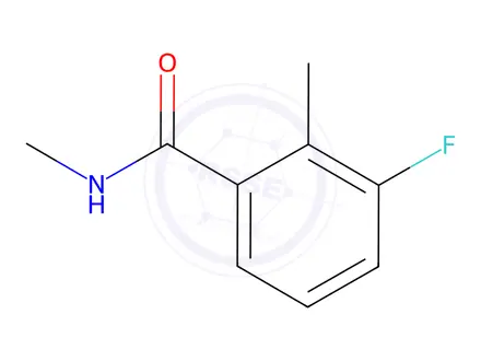 Chemical structure of 3-Fluoro-N,2-dimethylbenzamide