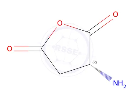 Chemical structure of (R)-3-Aminodihydrofuran-2,5-dione hydrochloride