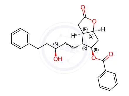 Chemical structure of Latanoprost benzoate alcohol